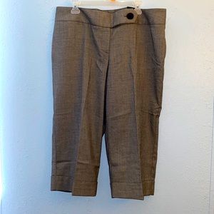 Studio 1940 Crop Pants Gray SZ 18 W Brand New with Tags. Crop ends at mid calf